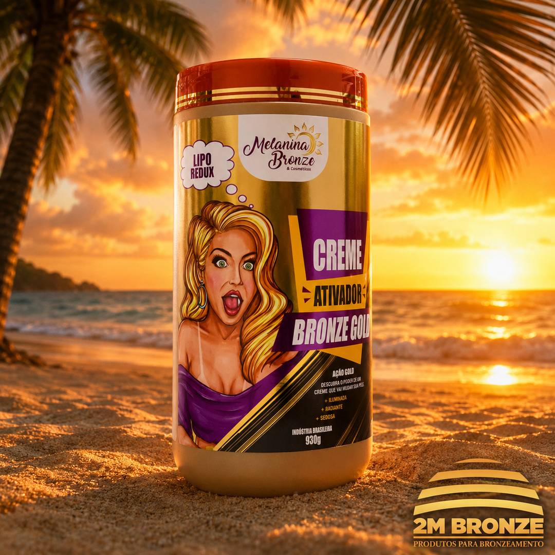 Melanina Bronze Parafina Bronze Gold 930g