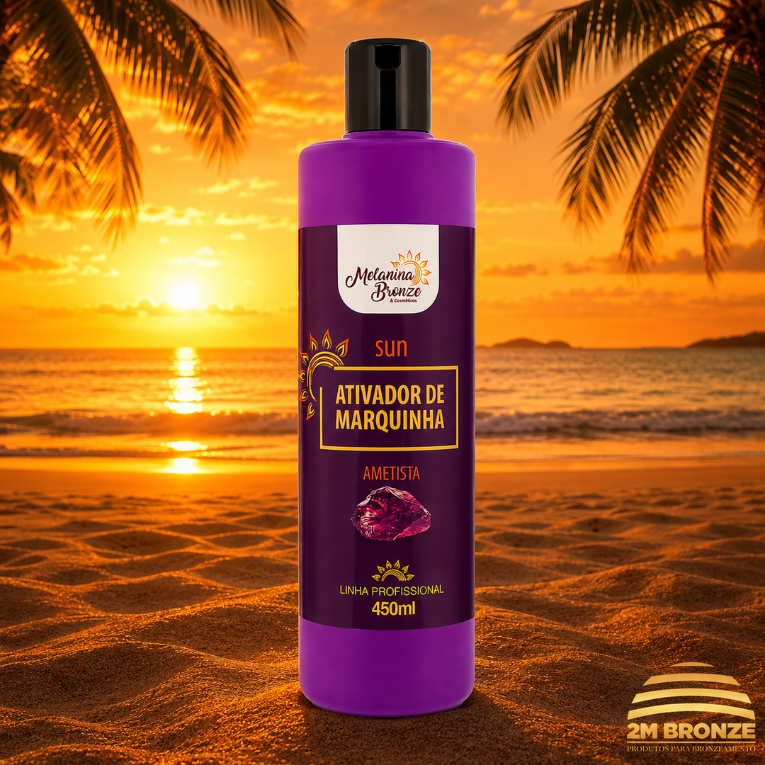 Melanina Bronze Ativador Ametista 450ml