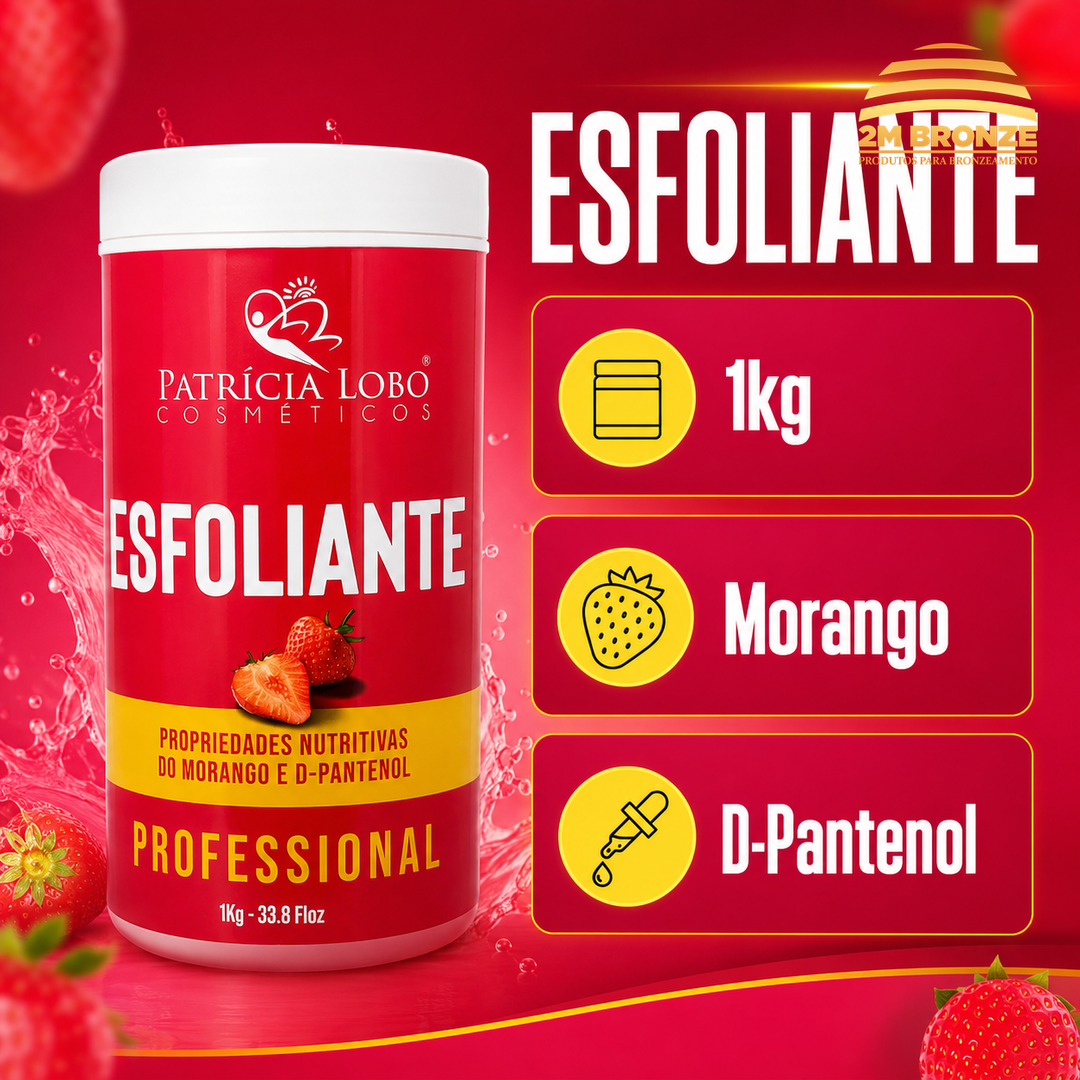 Patrícia Lobo Esfoliante Morango 850g