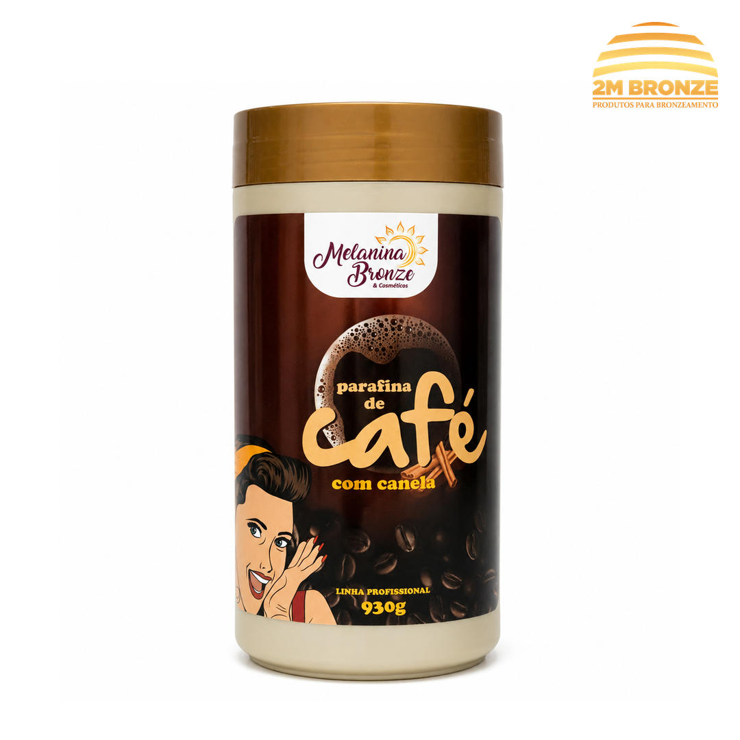 Melanina Bronze Parafina Café com Canela 930g