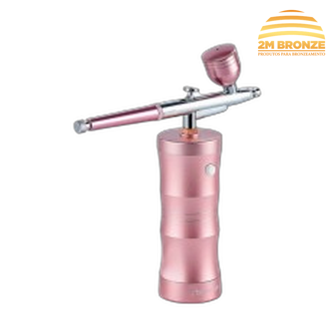 Aerógrafo Portátil para Bronzeamento Sem Sol - Rosa