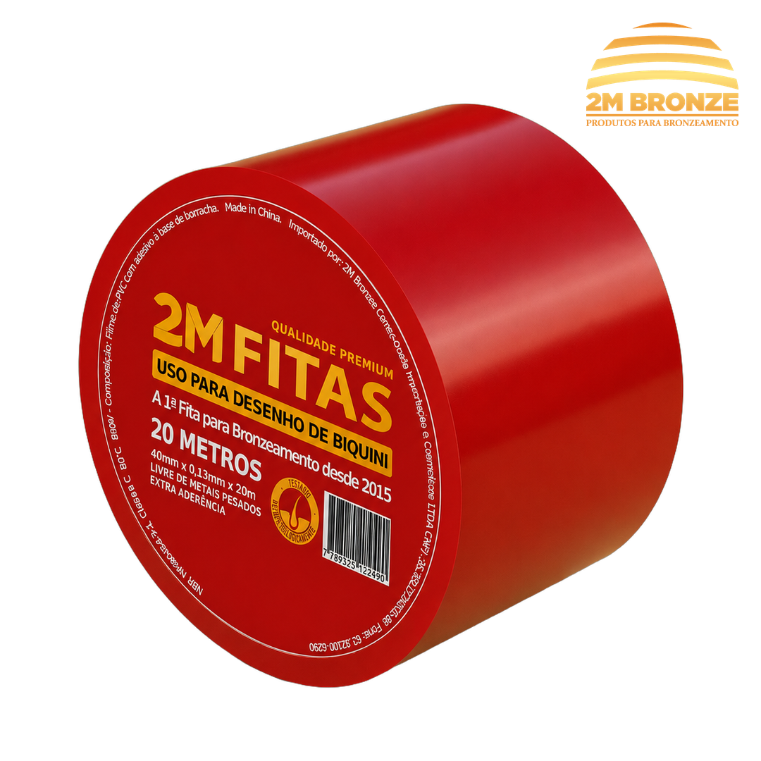 Fita 2M Vermelha 40mm