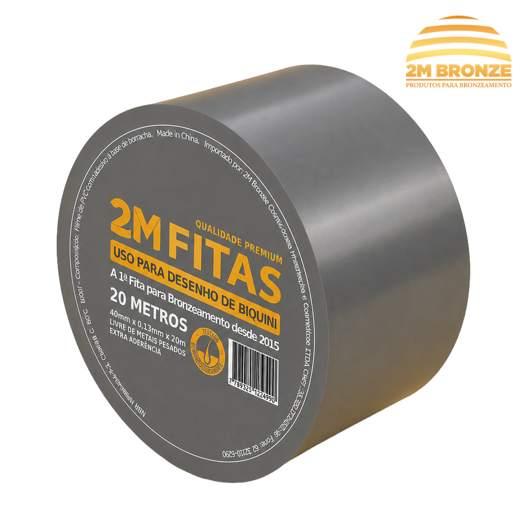 Fita 2M Cinza 40mm