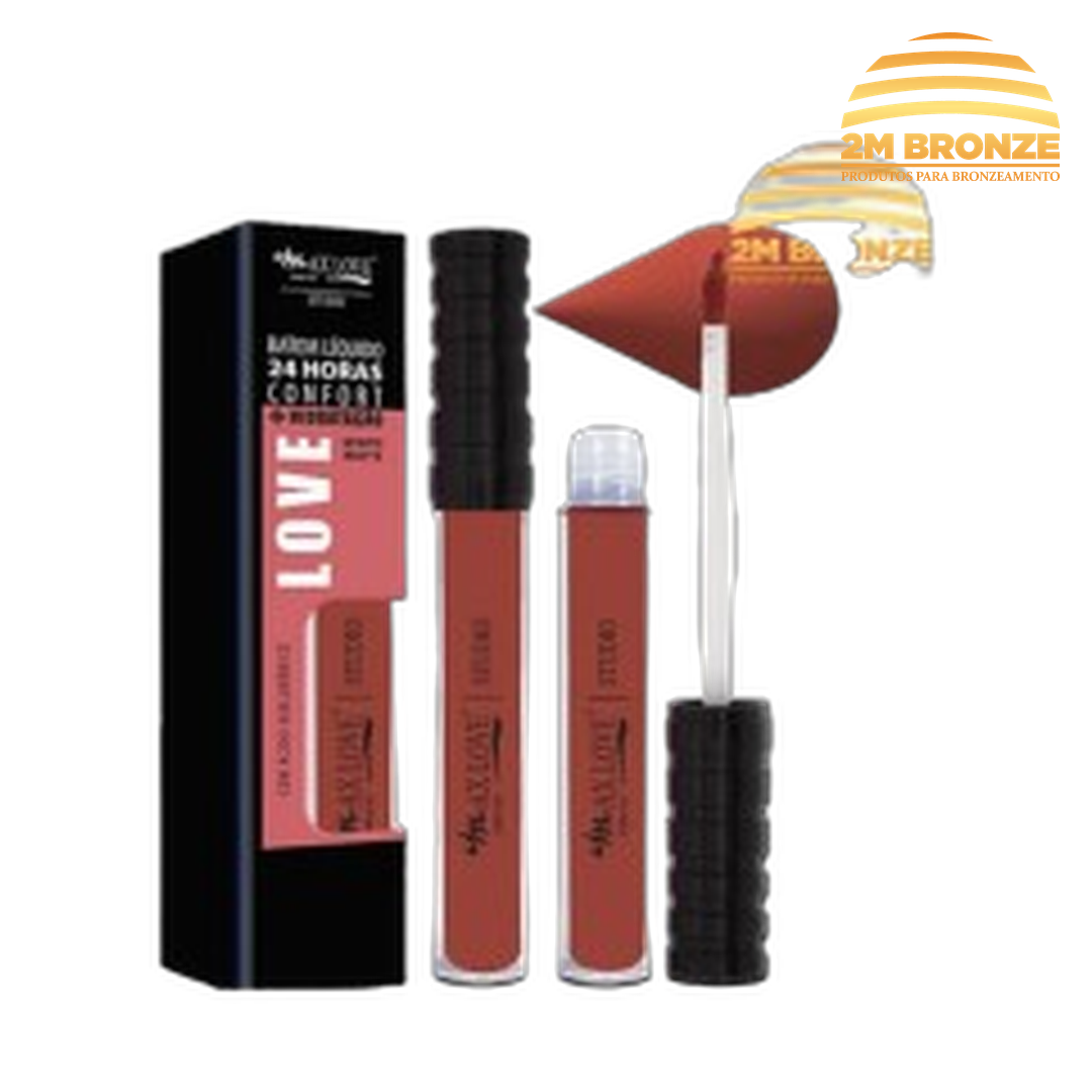 Batom Liquido 24h Confort + Hidratação - Max Love Cor 748