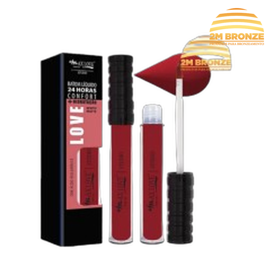 Batom Liquido 24h Confort + Hidratação - Max Love Cor 750