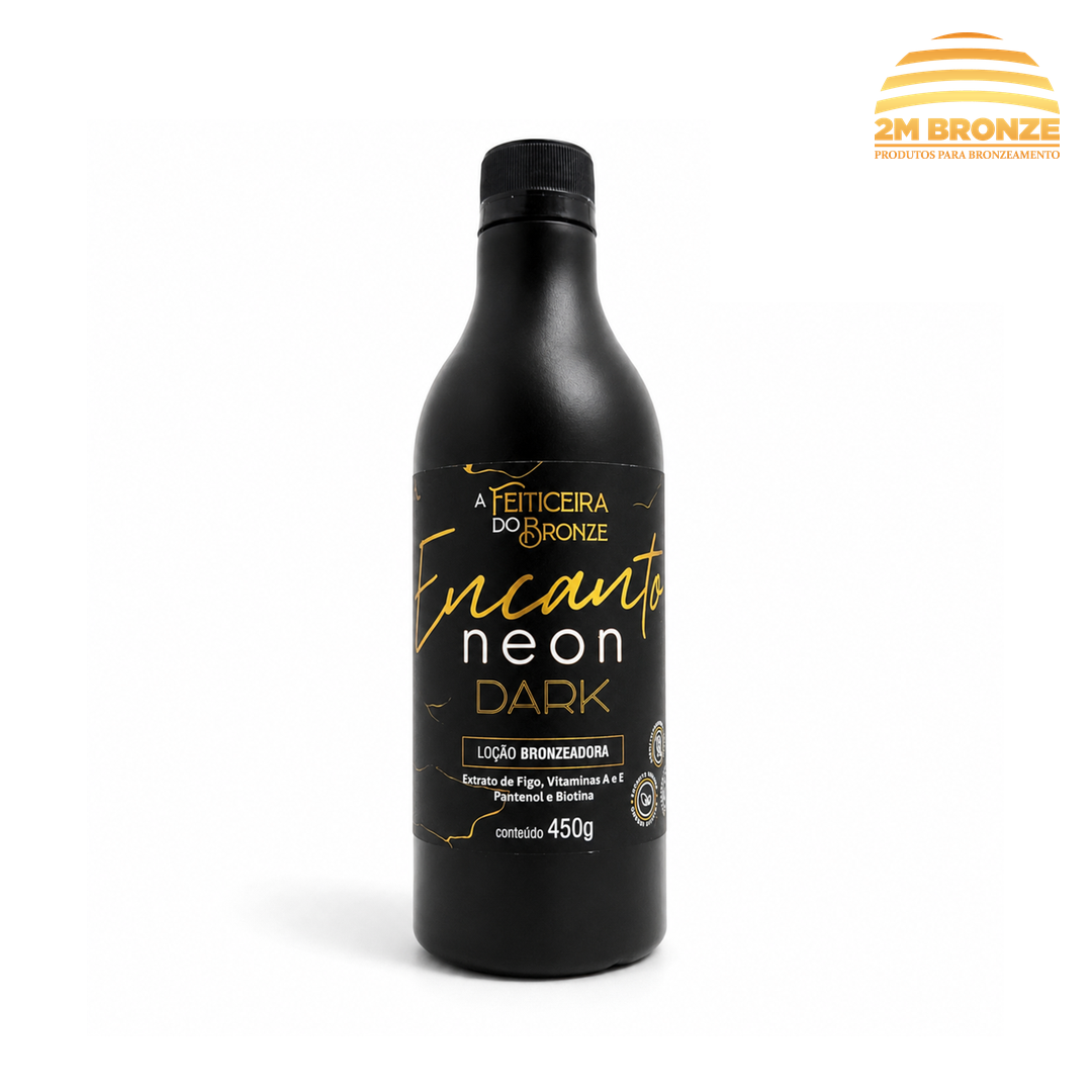 Feiticeira do Bronze Encanto Neon Loção Bronzeadora 450g