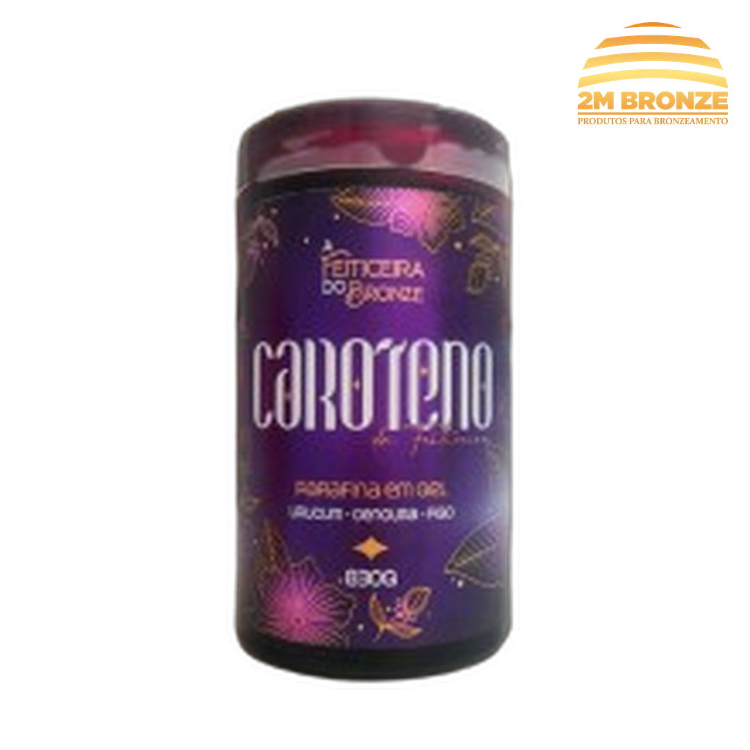Feiticeira do Bronze  Parafina em Gel Caroteno 830g