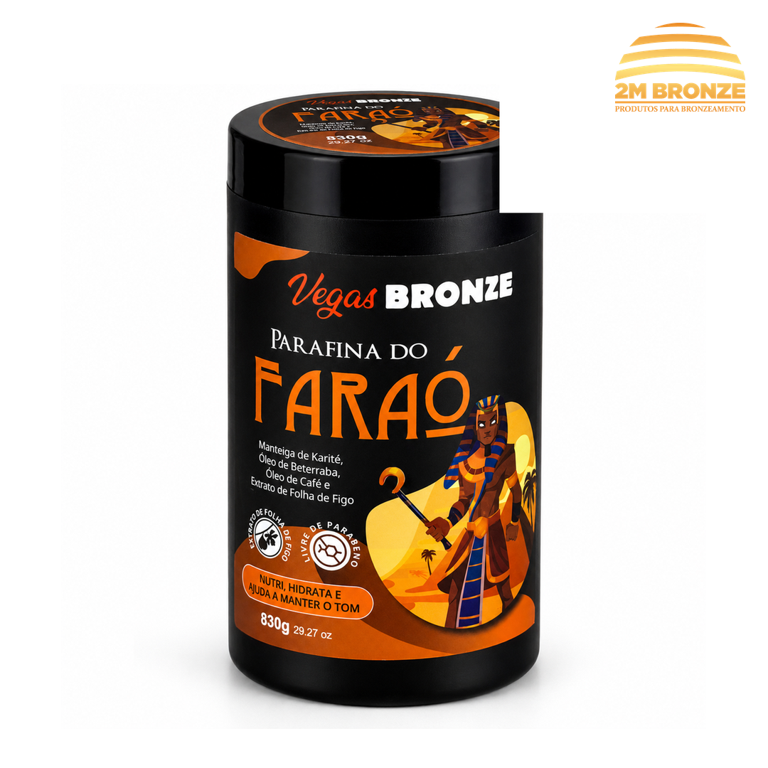 Vegas Bronze Parafina Faraó 830g