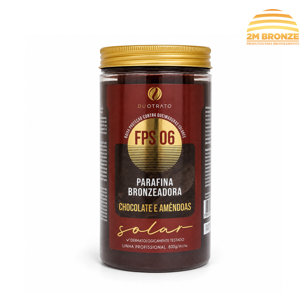 Duotrato Parafina Chocolate e Amêndoas 830g