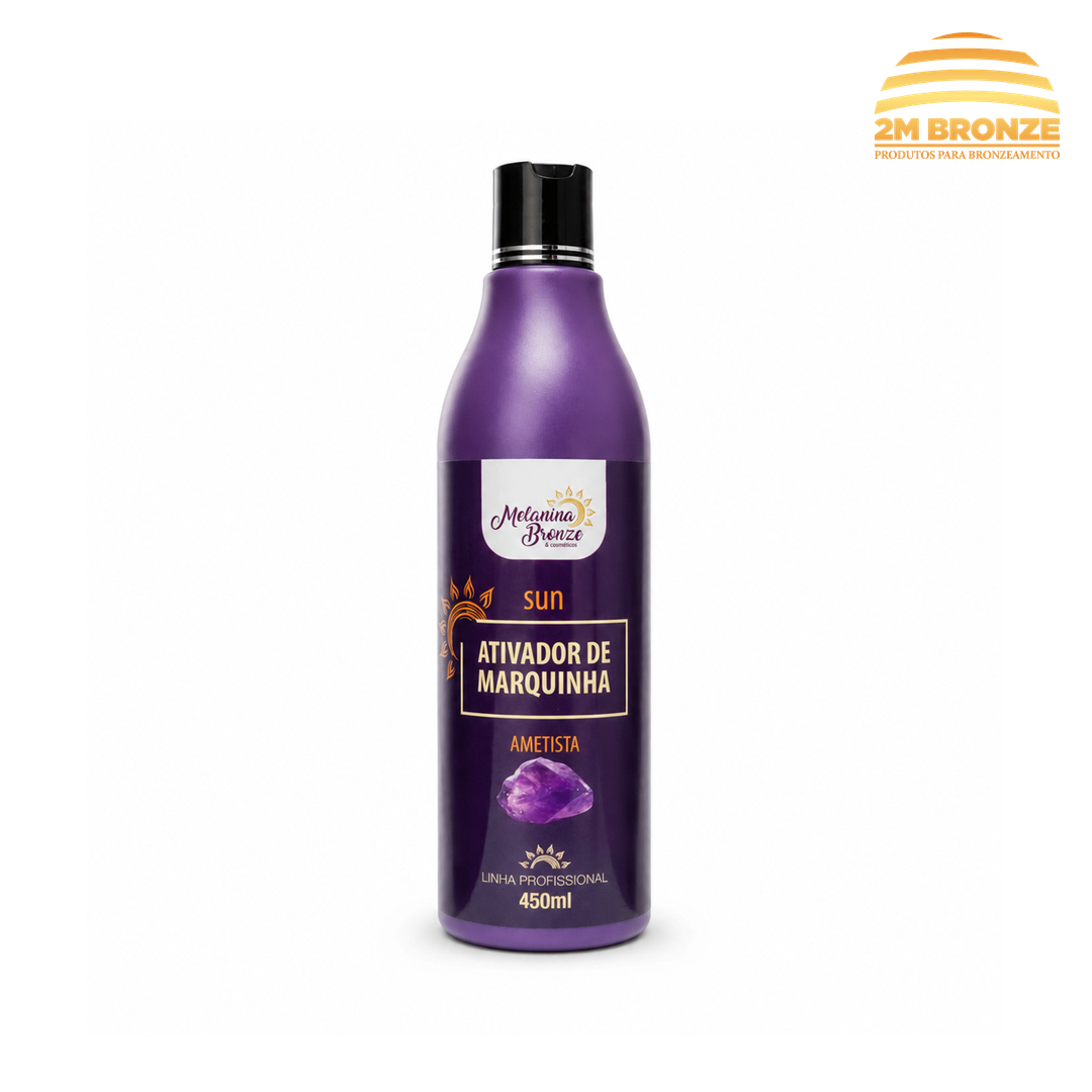 Melanina Bronze Ativador Ametista 450ml