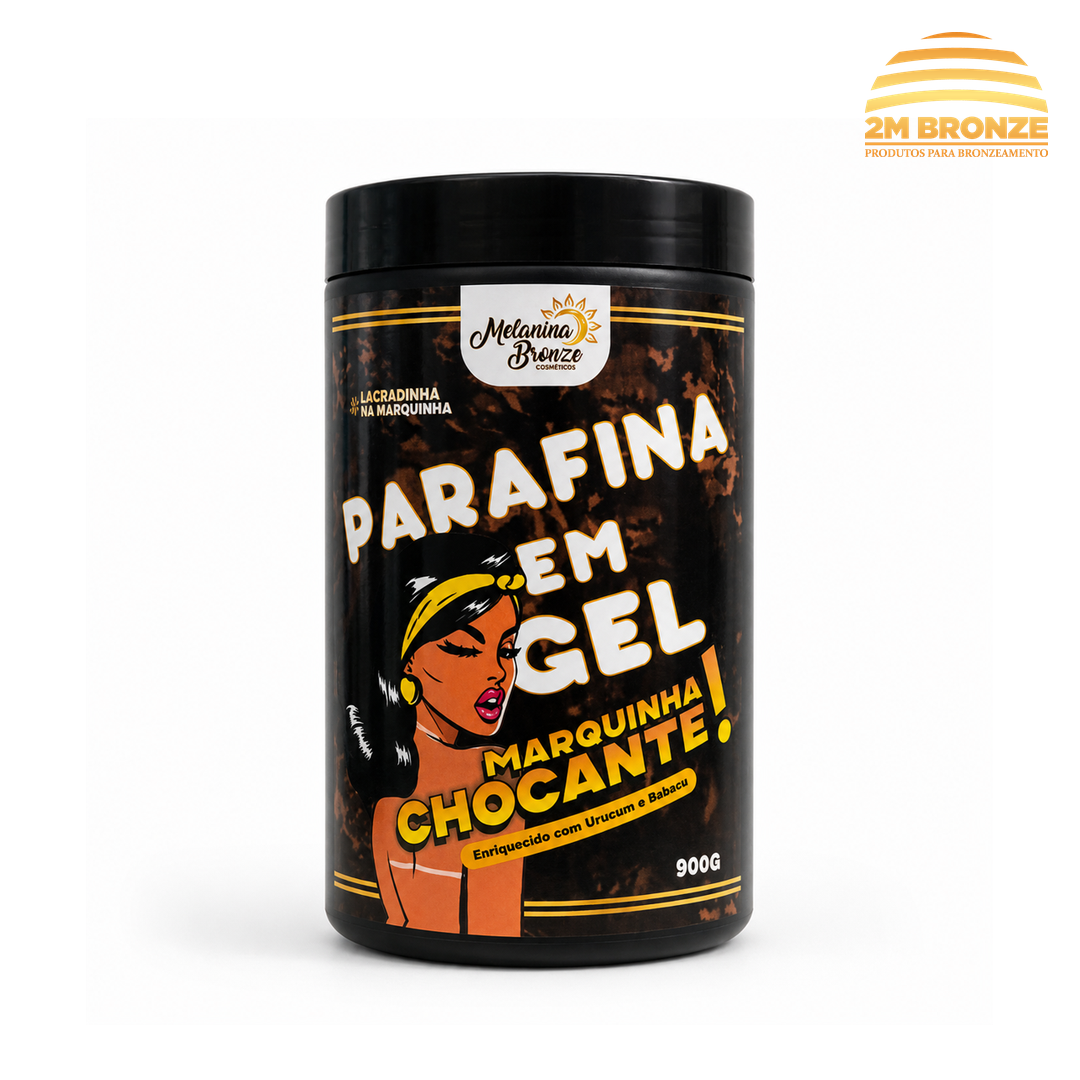 Melanina Bronze Parafina em Gel 900g