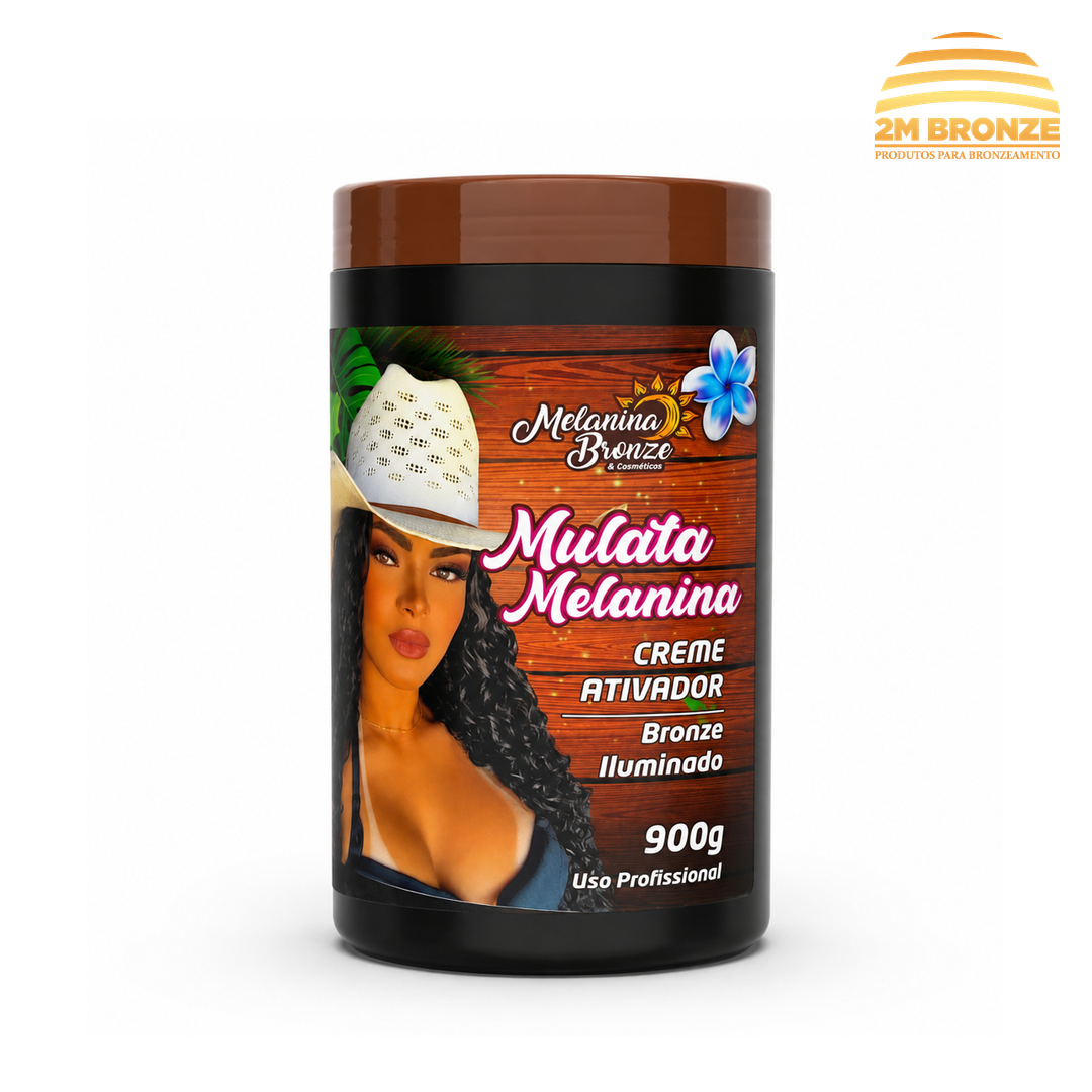 Melanina Bronze Ativador Mulata 900g