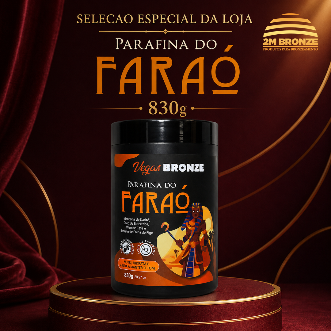 Vegas Bronze Parafina Faraó 830g