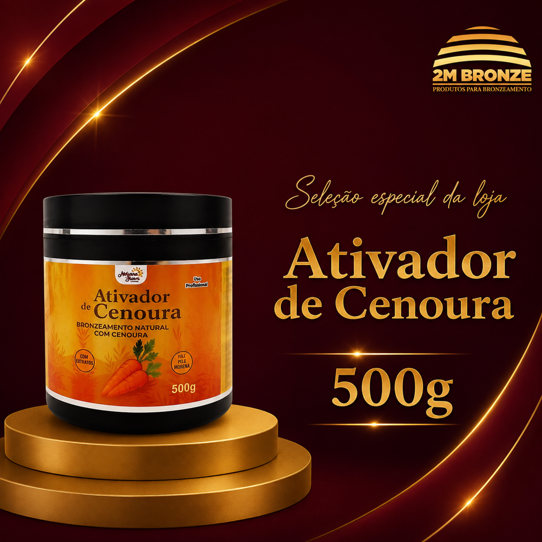 Melanina Bronze Ativador Cenoura 500g