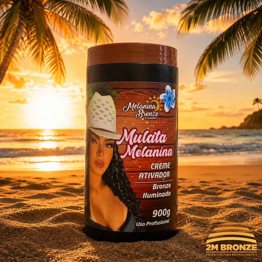 Melanina Bronze Ativador Mulata 900g