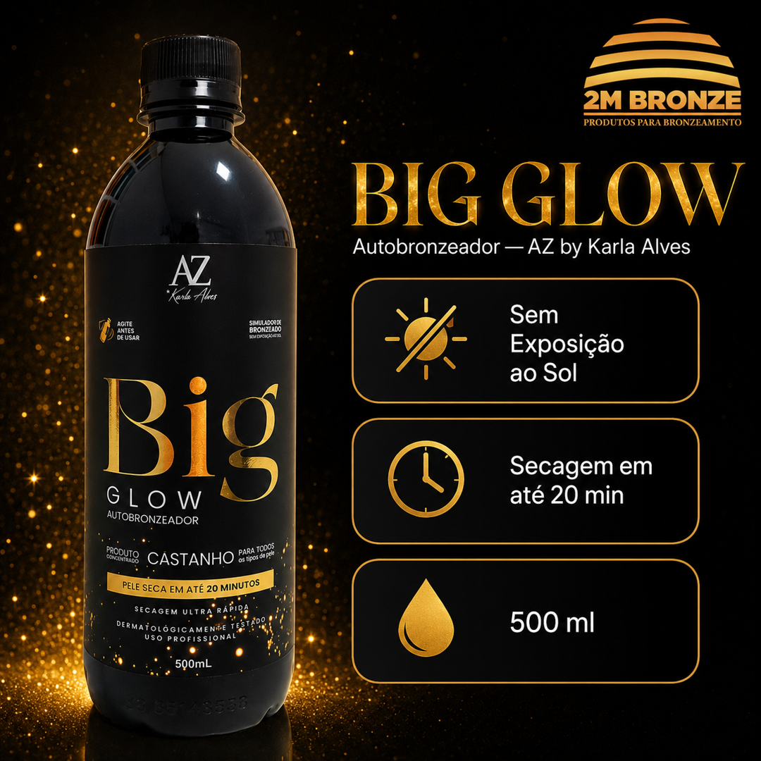 Click 10 Big Glow Atobronzeador Castanho 500ml